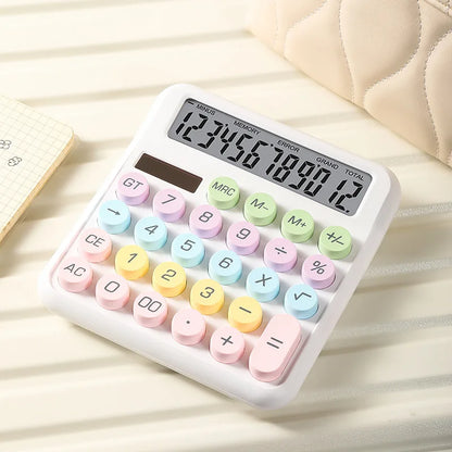 eybag Dopamine Candy Colored Desktop Calculator, High Beauty, Office, School, Student Stationery, Cute, Kawaii