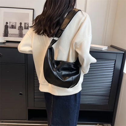 eybag Korean Fashion Big Bag Women Cool PU Leather Hobo Crossbody Bags Y2K Bag Handbags and Purses Shoulder Bag New Handbags Bolso