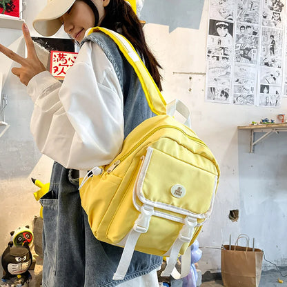 eybag Preppy Style Kawaii Backpack Women Small Nylon School Bags For Teenage Girls New Summer Fashion Backpacks Mochilas Mujer