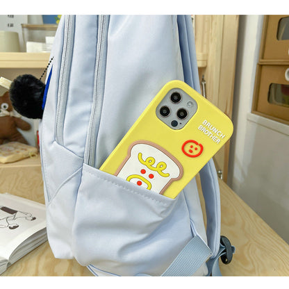 eybag Multi-pocket Women Backpack Female Casual Daily Travel Bag High Quality Schoolbag for Teenage Girls Boys Book Knapsack New