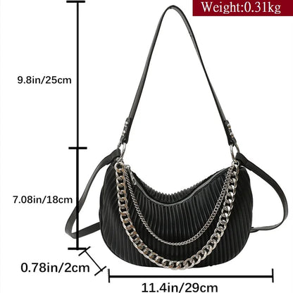 eybag High Quality Leather Shoulder Bags For Ladies Free Shipping New in Crossbody Bag Luxury Designer Female Handbags Purse Chain Bag