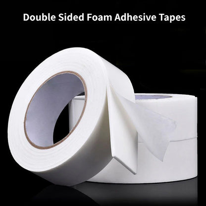 eybag 3 Meter Double Sided Foam Tapes White Sponge Adhesive Tape For Mounting Fixing Pad Sticky School Office Daily Pasting Supplies