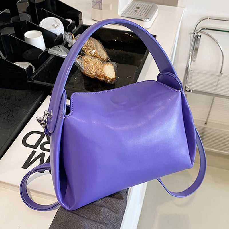 eybag Women Soft PU Leather Shoulder Bags Brand Luxury Pink Green Purple Crossbody Bags Pearl Handbags and Purses Evening Clutch