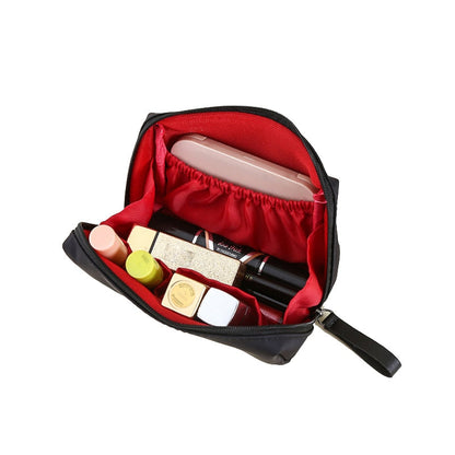 eybag 1 pc Solid Cosmetic Bag Korean Style Women Makeup Bag Pouch Toiletry Bag Waterproof Makeup Organizer Case necessaire