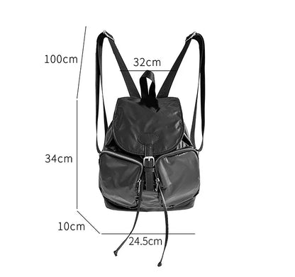 eybag Women‘s Backpack Preppy Style Flap Nylon Women Backpack Niche Design College School Backpack for Women Travel Girls Daypack