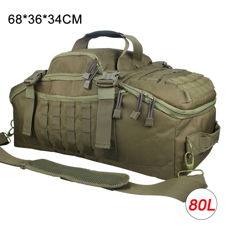 eybag 40L 60L 80L Men Army Sport Gym Bag Military Tactical Waterproof Backpack Molle Camping Backpacks Sports Travel Bags