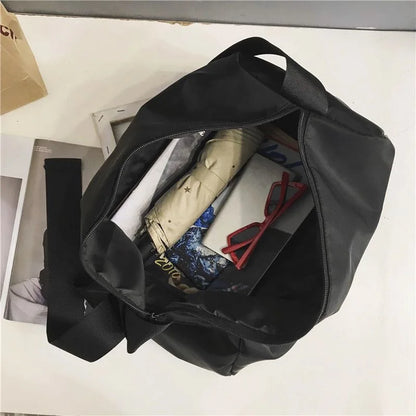 eybag Large Capacity Messenger Bag Crossbody Bag Hip-hop Harajuku Student Bag Unisex High Quality Nylon Travel Outdoor Fitness Bag