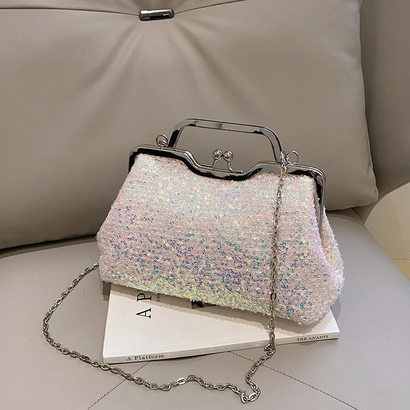 eybag Shining Crossbody Bags For Women Sequined Women's Bag Female Purses Luxury Lady Party Wedding HandBag Fashion Evening Clutch bag