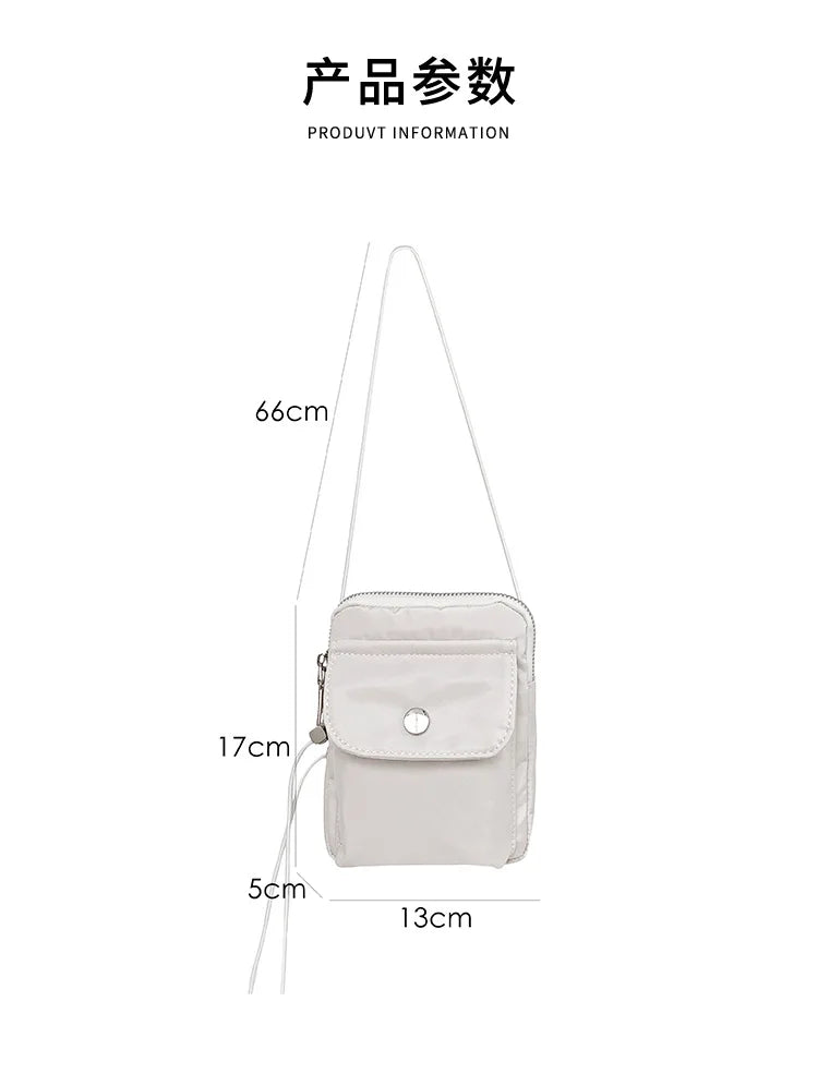 eybag Casual Mini Crossbody Bags for Wmen Small Nylon Phone Flap Unisex Pocket Purses and Handbags 2024 Designer Shoulder Bag Purse