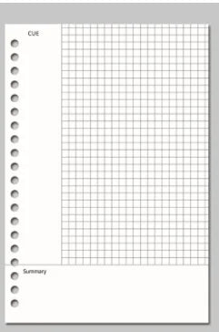 eybag A5 B5 20Holes Loose-Leaf Notebook Refill 60Sheet Spiral Binder Paper Index Inside Page Dot Grid Blank Connell Stationery