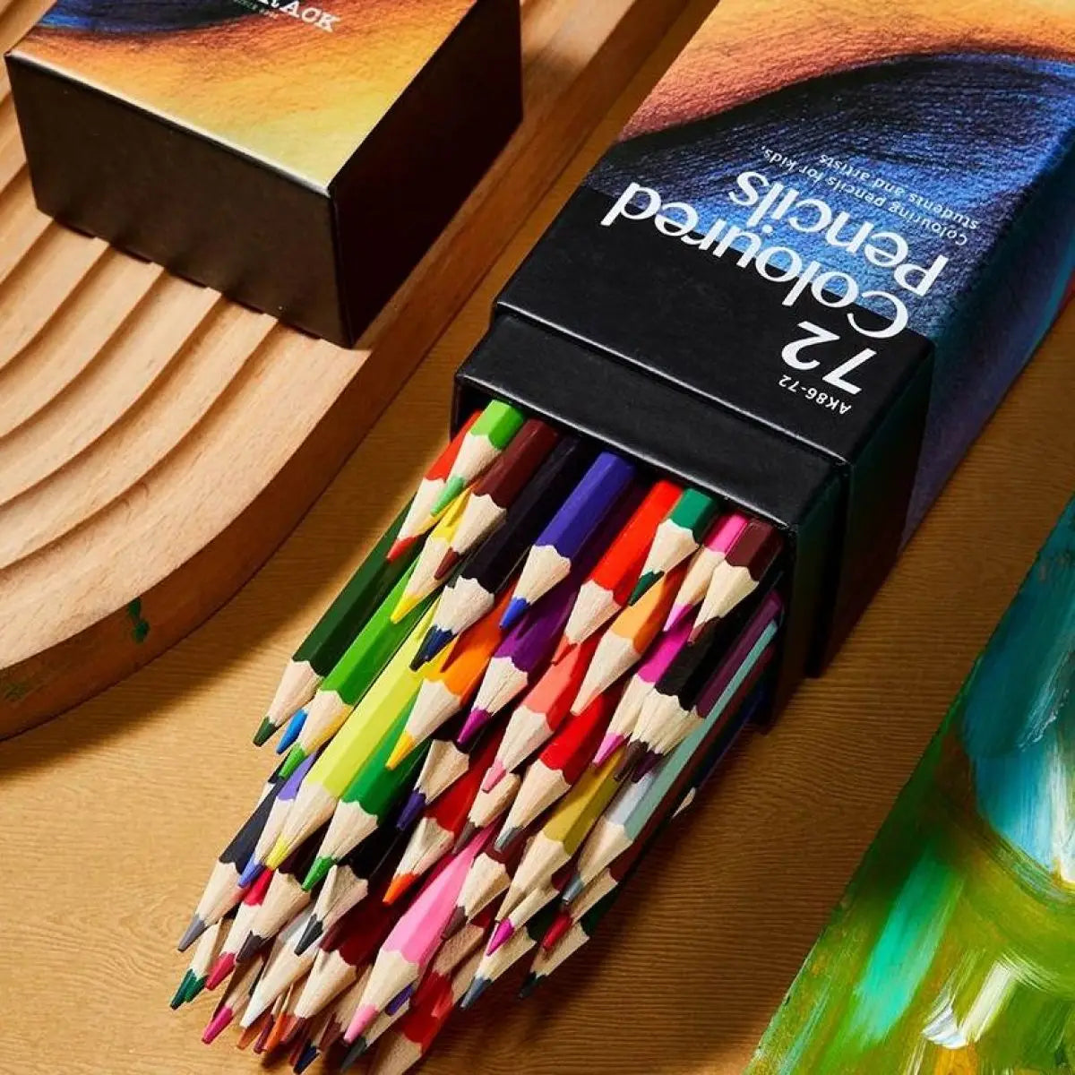 eybag Colors Pencils Professional Oil Wood Soft Watercolor Pencil For School Draw Sketch Art Supplies 12/24/48/72/120/160