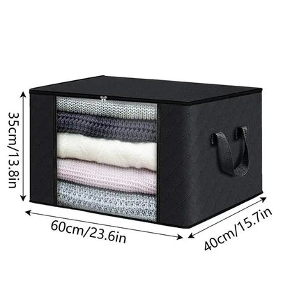 eybag Large Capacity Clothes Storage Bag Foldable Blanket Storage Containers for Organizing Bedroom Closet