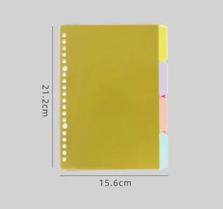 eybag Diary A4 A5 B5 Transparent Loose Leaf Binder Notebook Inner Core Cover Note Book Journal Planner Office Stationery Supplies