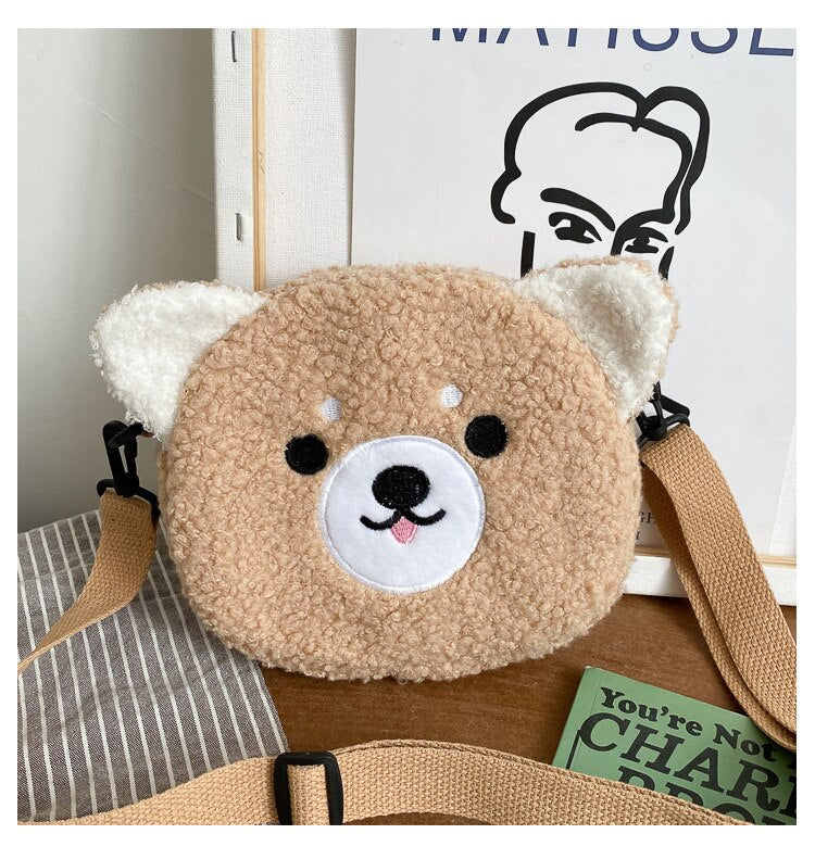 eybag Japanese Style Kawaii Bag Women Cartoon Plush Shoulder Bag for Women New Crossbody Bag Small Phone&Purse Bag Bolsa Feminina