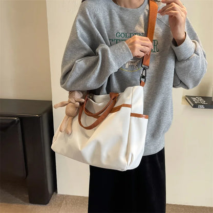 eybag Korean Fashion Tote Bag Women Multipocket Large-capacity Shoulder Bag Ladies Handbags and Purses Crossbody Bags Women Bolso