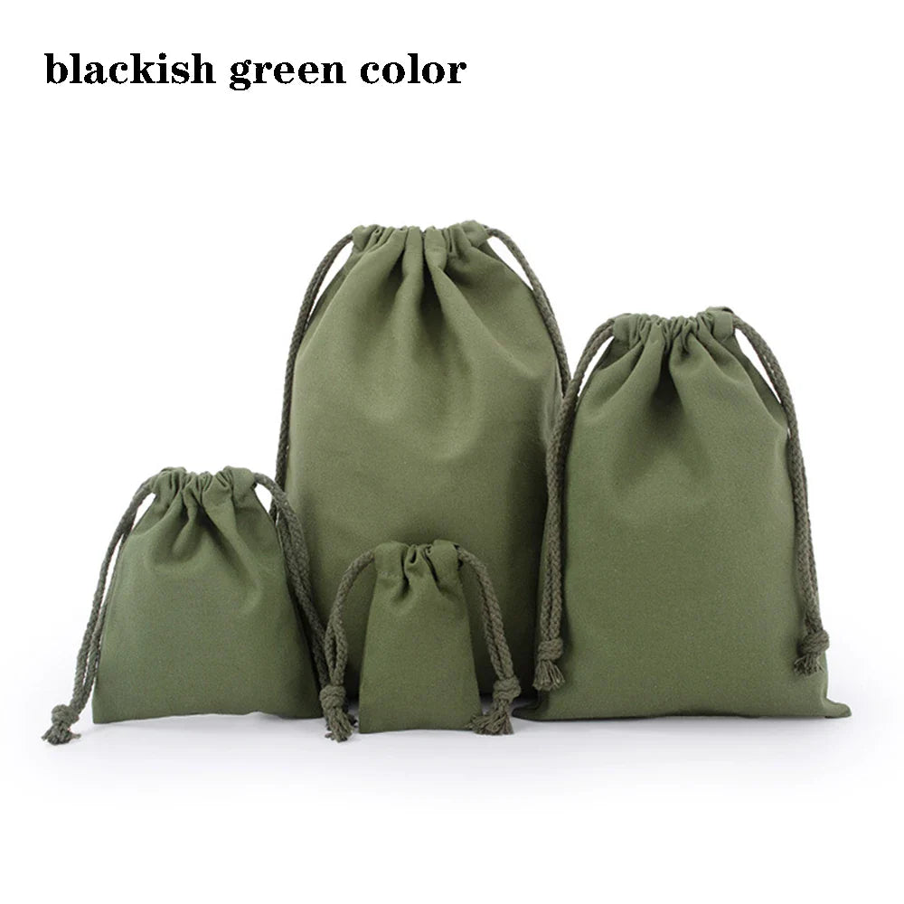 eybag Drawstring bag Cotton Storage organizer Tote Portable Handbags Grocery Shopping Shoulder bags Canvas foldable Travel Storage Bag