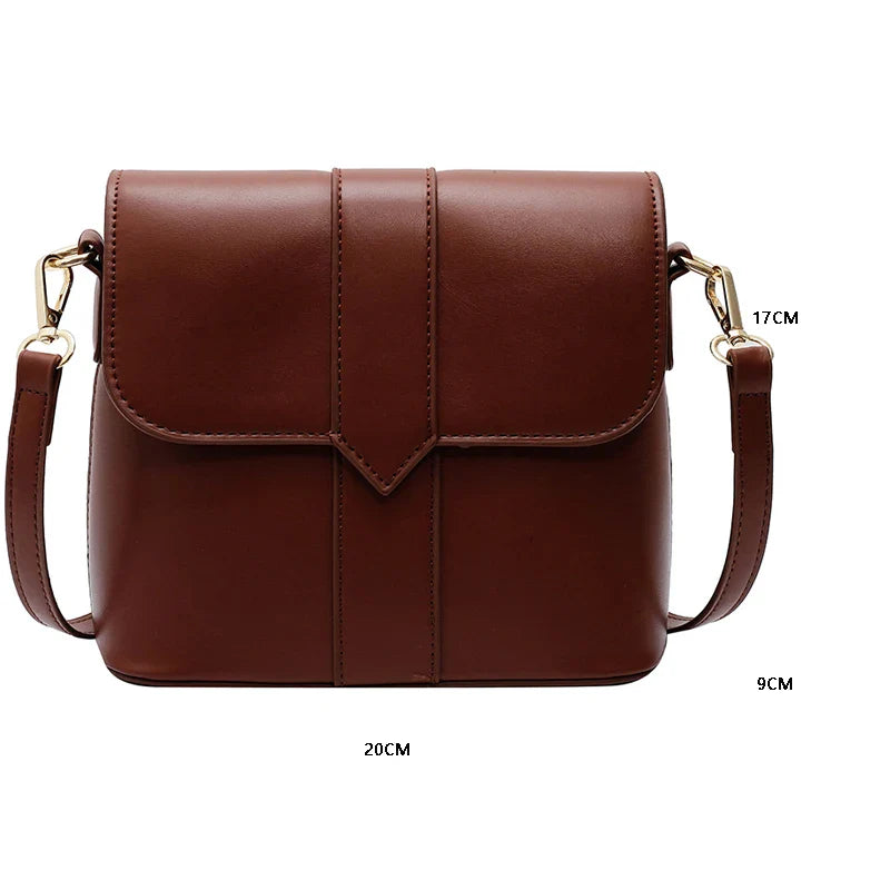 Lkblock High Quality Small Bags Women's New Fashion Bucket Bags All-Match Retro Shoulder Bag Simple Trendy Messenger Bags