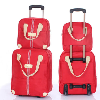 Lkblock Fashion Women Trolley Bag Luggage Bag Set Waterproof Suitcase Travel Trolley Bag With Wheels Luggage Set Suitcase Bag