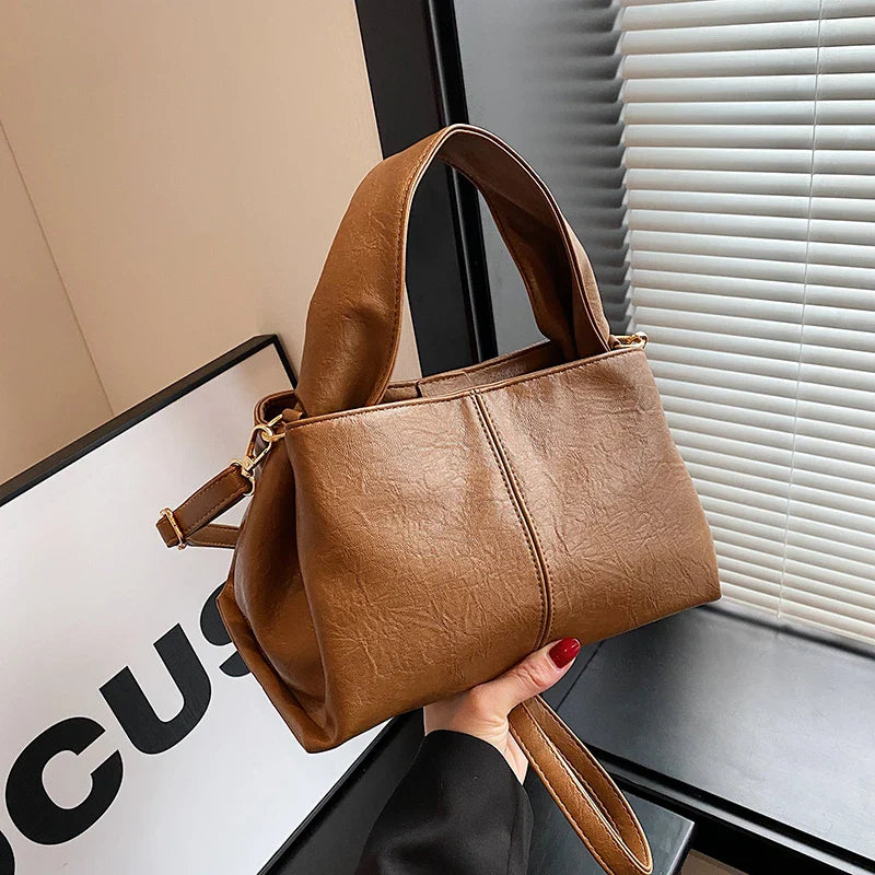 eybag Vintage Female Crossbody Bags For Women High Quality Women's Tote Handbags And Purses Leather Shoulder Bag Luxury Designer