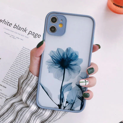 eybag Simple daisy flower Phone Case For iPhone 15 13 12 11 Pro Max 14 Plus 12 13 Mini XS X XR 7 8 Plus SE 2020 Shockproof Back Covers