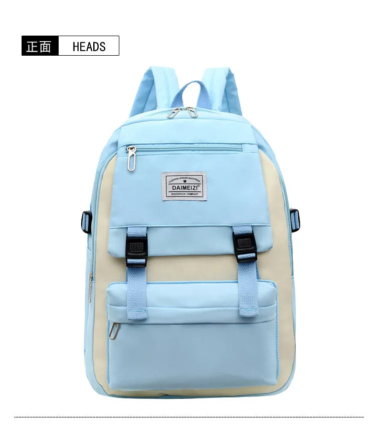 eybag British Style Fashionable Versatile Backpack Teen Girl Princess Large Capacity School Bag Primary and Secondary School Bag