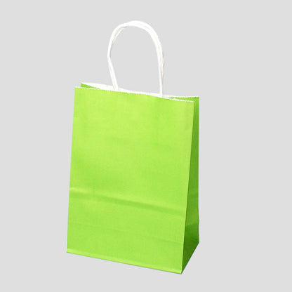 eybag 10/30/50pcs DIY Multifunction soft color paper bag with handles Festival gift bag shopping bags kraft paper packing bag