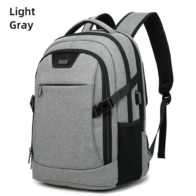 eybag New Fashion Water Resistant Business Backpack For Men Travel Notebook Laptop Backpack Bags USB Charger Male Mochila