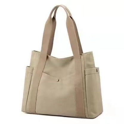 eybag New student CanvasTote Bag fashion multilayer pocket big capacity women casual Handbag Simple Lady shoulder bag