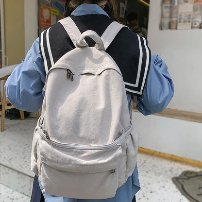 eybag Canvas Brand Backpack Men Female Retro Travel Book Bag Girl Boy Laptop Student Fashion Vintage Women CollegeSchool Bags