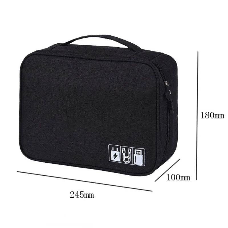 eybag Portable Travel Cable Bag High capacity Digital USB Gadget Organizer Charger Wires Cosmetic Storage Bag Pouch Case Accessories