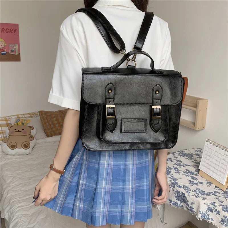 eybag Korean vintage Women Backpacks preppy style student backpack multifunctional female shoulder bag women school bag ladies Totes