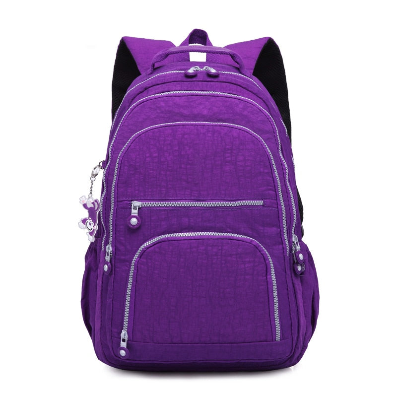 eybag 2022 School Backpack for Teenage Girl Mochila Feminina Women Backpacks Sac A Do Nylon Waterproof Casual Laptop Bagpack Female