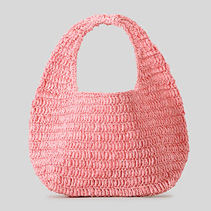 eybag Bohemian Straw Bags Women Luxury Designer Handbag Purses 2024 New In Papyrus Braided Hollow Out With Inner Pocket Small Shoulder