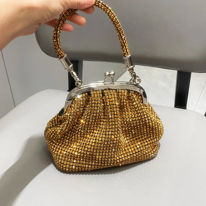 eybag Handle Rhinestones Evening Clutch Bag Purses and Handbag Luxury Designer Shiny Crystal Clutch Purse Bucket Bag Shoulder Bags