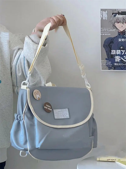 eybag Shoulder bag for women, simple commuting, single shoulder bag for students, class, crossbody bag for girls, Japanese style