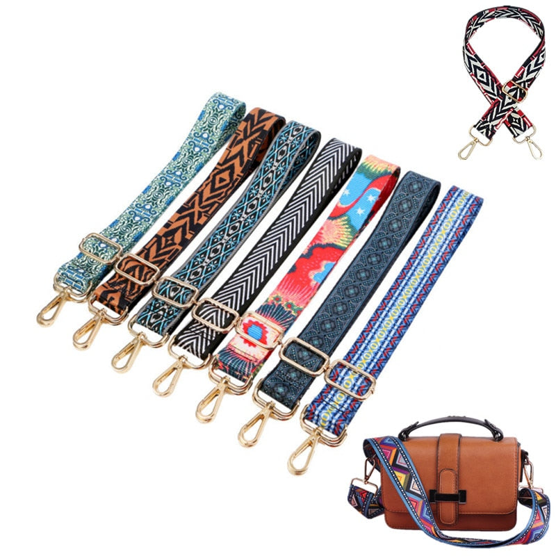 eybag Rainbow Adjustable Bag Strap Handbag Belt Cross Body Wide Shoulder Strap Replacement Handles Bags Part Accessories