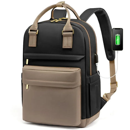 eybag 14 15 Inch Laptop Backpack with USB Charging Port,Tear Resistant Business Backpack for Travel, Casual Daypack for Men Women