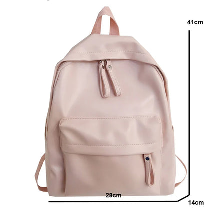 eybag Fashion Woman Backpack Large Capacity Leather Laptop Bagpack High Quality Book Schoolbag for Teenage Girls Student Mochila