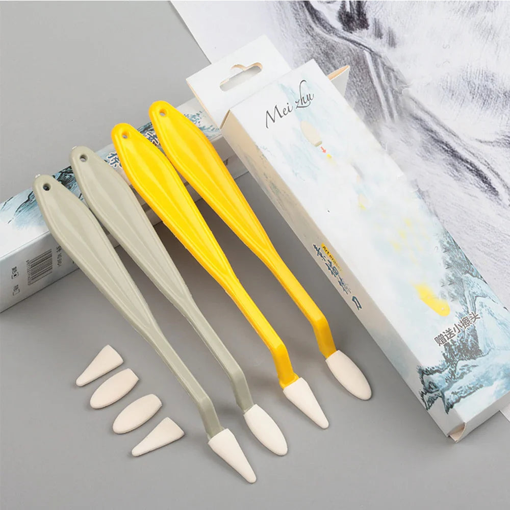 eybag Simple Art Sketch Wipe Knife Washable Sponge Highlight Brush Artist Drawing Correction Detail Tools Eraser Pen Art Supplies