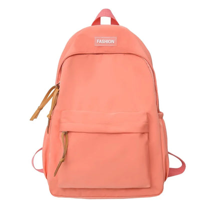 eybag Large Capacity Women Backpack Travel Bag Casual Nylon Student School Bag Solid Color Fashion Backpack Girls School