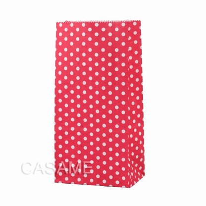 eybag New paper bag mini Stand up Colorful Polka Dot  Bags 18x9x6cm Favor  Open Top Gift Packing paper Treat gift Bag wholesale