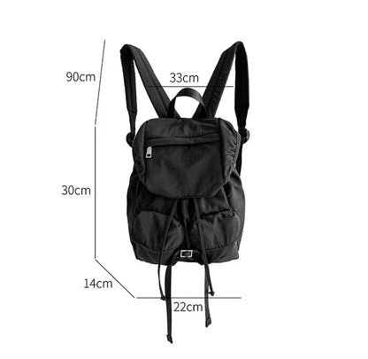 eybag Preppy Style Pleated Women Backpack Korean Niche DesignTravel Women Backpacks Y2k Girls School Bag Causal Women‘s Backpack