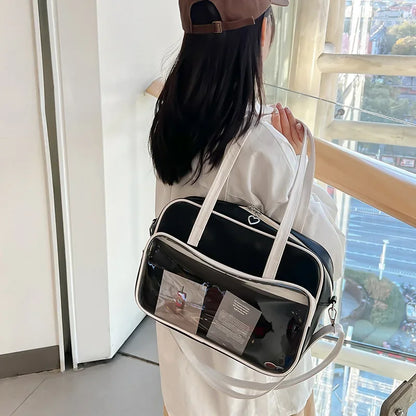 eybag Sweet Cute Transparent Itabag JK Fashion Lolita Girls Uniform Shoulder Bag Japanese Crossbody Bags Handbags