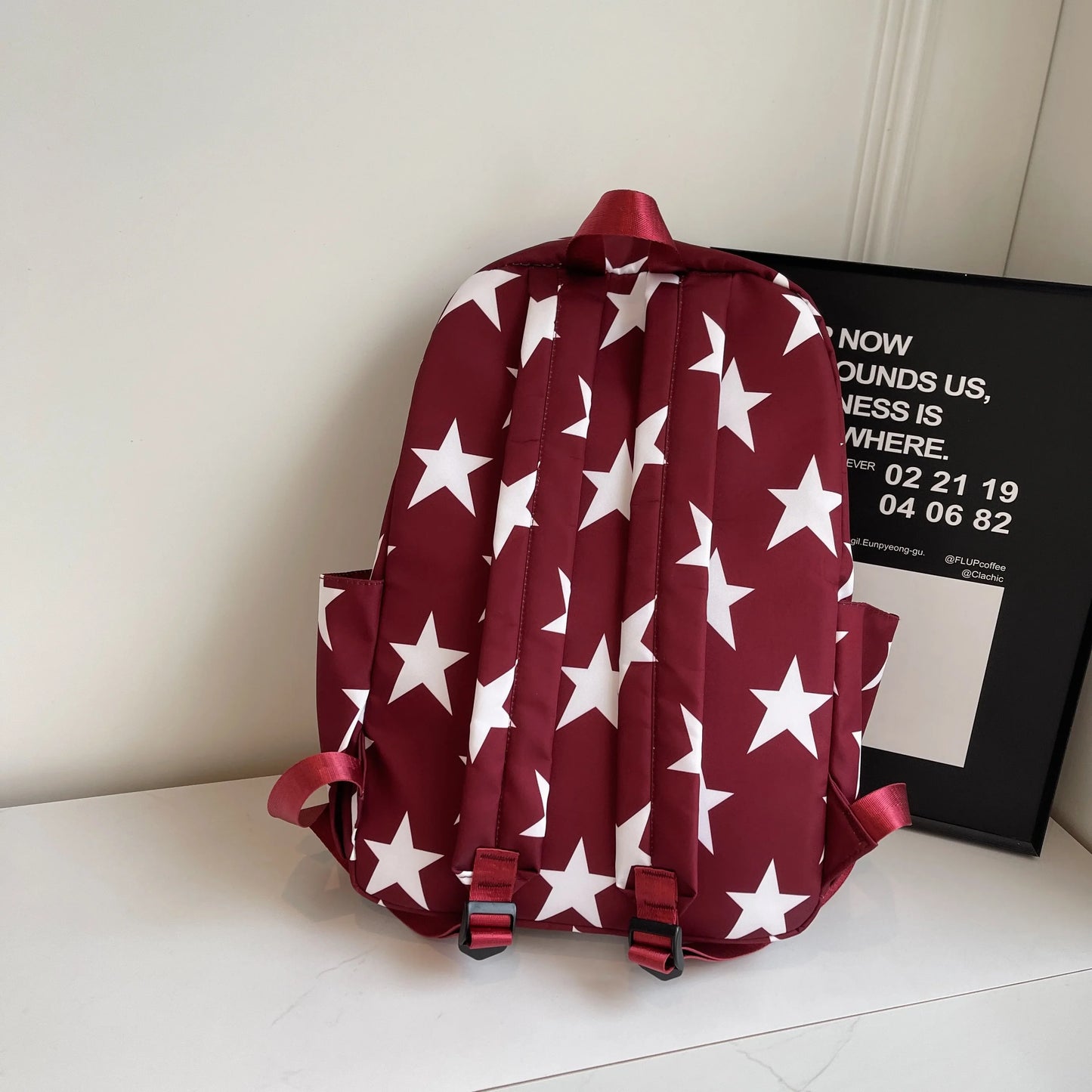 eybag Large Capacity Stars Backpacks American Style School Bags Strong And Stain-resistant Leisure And Travel Bags Child's Book Bags