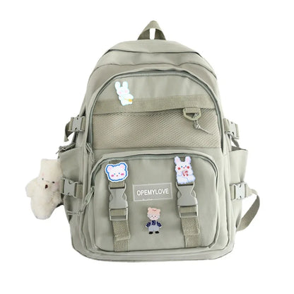 eybag Korean Ins Good-looking Junior High School Student Schoolbag Large-Capacity Backpack College Students' Backpack