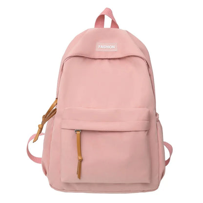 eybag Large Capacity Women Backpack Travel Bag Casual Nylon Student School Bag Solid Color Fashion Backpack Girls School