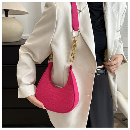 eybag Women Underarm Bag Retro Felt Fashion Shoulder Bag Autumn Casual Purse Light Weigh Casual Phone Bag 2024