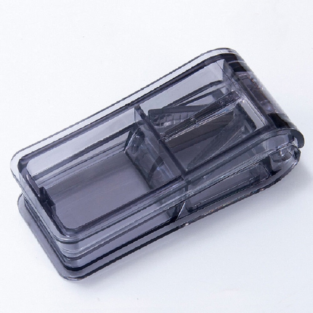 eybag Pill Caplets Medicine Dose Tablet Cutter Splitter Divide Compartment Storage Box Compartment Storage Box Portable Home Medicine