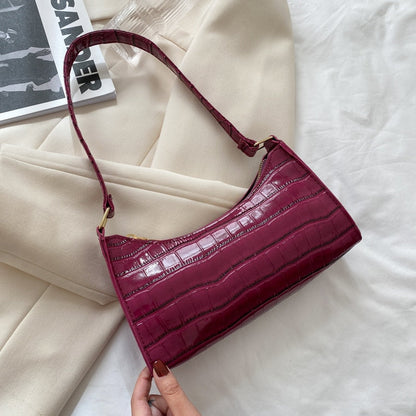 eybag Retro Casual Shopping Bag Fashion Exquisite Women Totes Shoulder Bags Female Leather Solid Color Chain Handbag for Women 2022