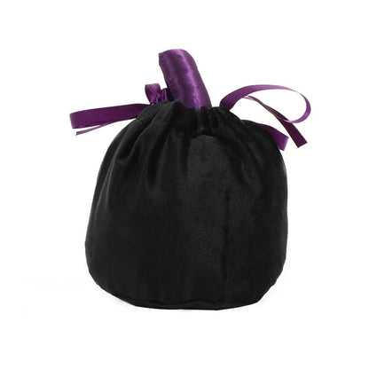 eybag Halloween Gift Bag Pumpkin Bag Party Candy Bagg Decorative CandyBag Velvet Bag Trick Or Treat Kids Pumpkin Candy Package